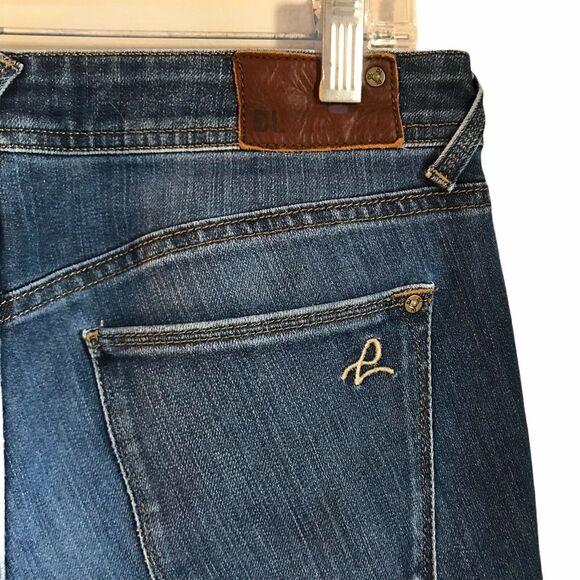 DL1961 Jeans Nicky Cigarette Skinny Mid Rise 360‎ Medium Wash Womens Size 28 - Picture 8 of 12